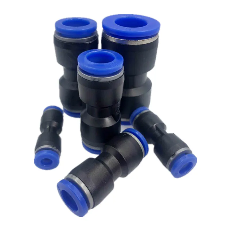 5Pcs PU 4 6 8 10 12 14 MM Straight Push in Fitting Pneumatic to Connect Air Quick Fitting|Пневматические компоненты| |