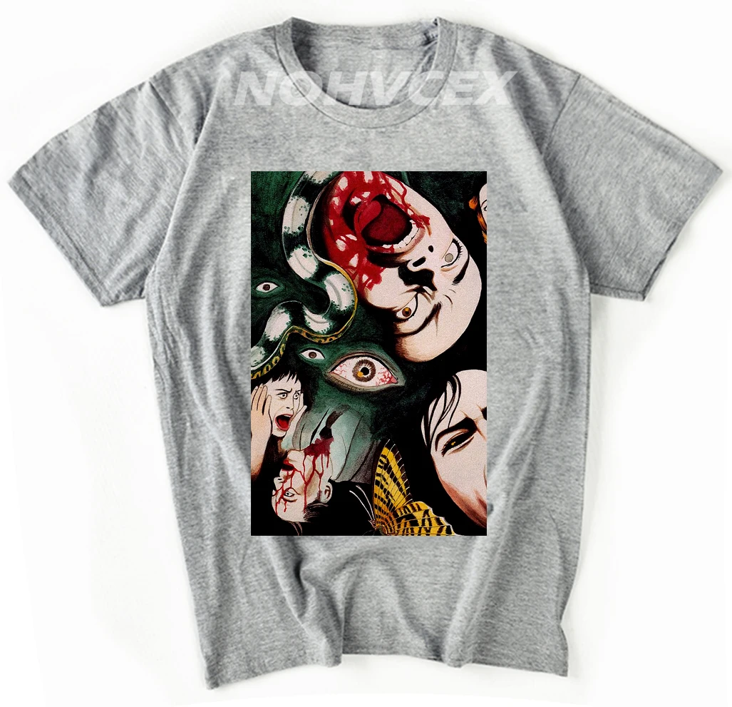 Eyeball Lick Suehiro Maruo японское аниме Манга ужас Гуро Junji Ito футболка