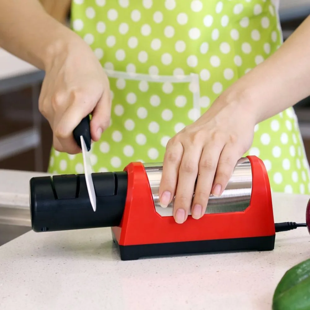 Шлифовальный станок TAIDEA точильный камень два этапа Алмазный кухонный нож 2 слота