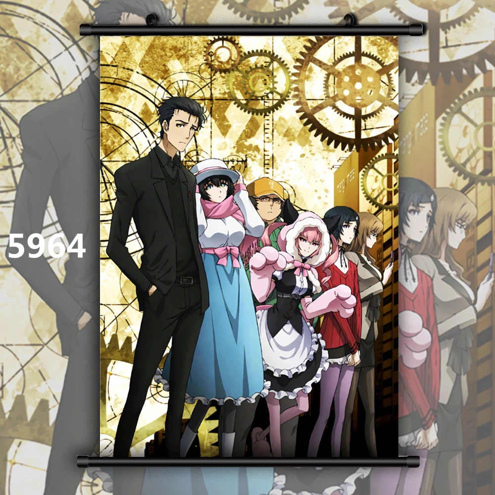 Steins Gate макисэ курису Кристина Сиина Mayuri Аниме Манга настенный плакат в рулоне в