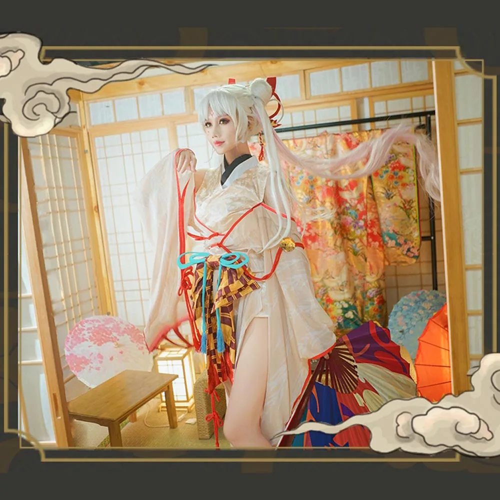 VEVEFHUANG Kосплей Горячая игра Onmyoji SSR Shiranui Diver Ali кимоно Косплей Костюм Униформа