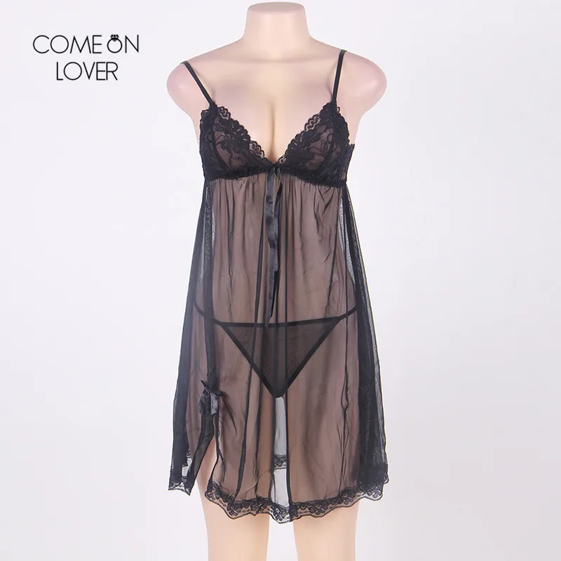 Comeonlover Набор пижамы платье с v-образным вырезом и ночное белье 3 шт. халат