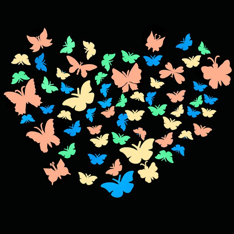 Новые 3D наклейки на стену для детской комнаты цветная светящаяся наклейка