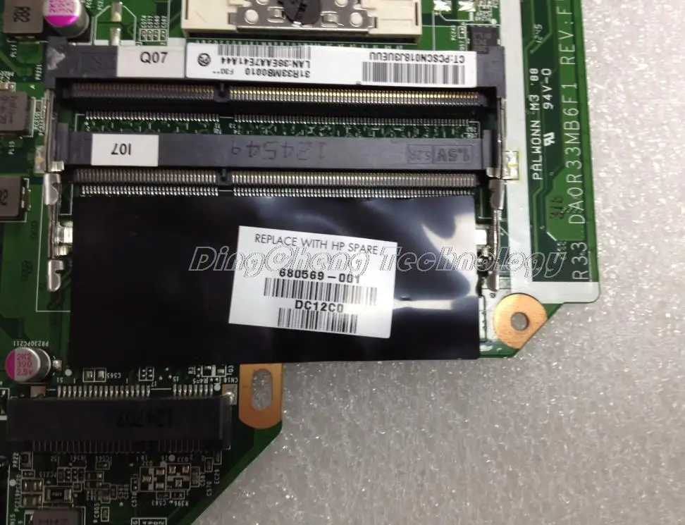 Материнская плата для ноутбука HP Pavilion G4 2000 G6 G7 680569 001 501 DA0R33MB6F1 HD7670M 1GB системная