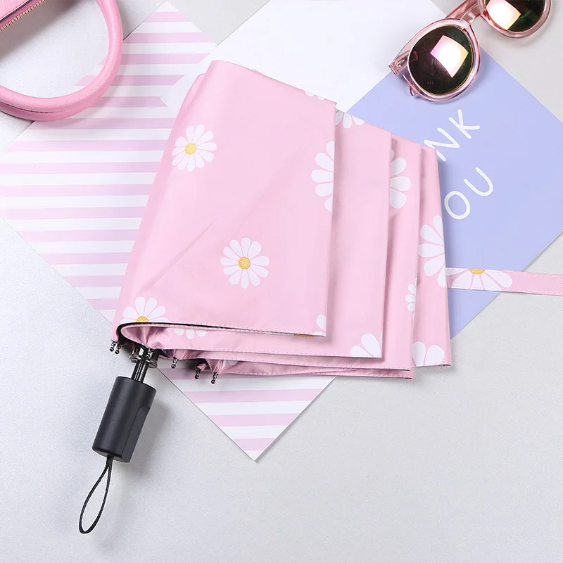 Свежий оригинальность студент раза двойного назначения Солнечный зонтик черный