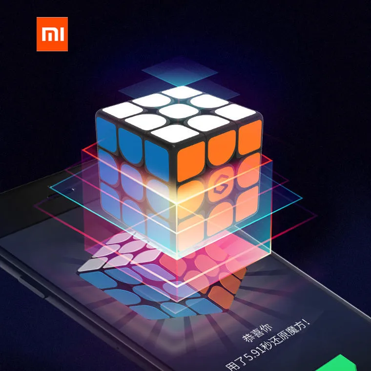 Xiaomi Mijia Giiker i3s AI Интеллектуальный супер куб умный волшебный Магнитный Bluetooth приложение синхронизация головоломки игрушки