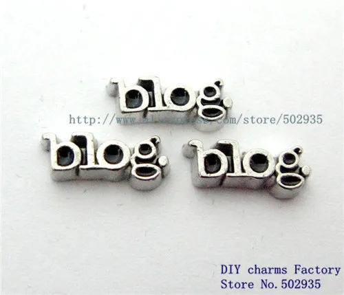 100 шт. блог плавающей медальон шарм подходят плавающие медальоны FC464 | Украшения и