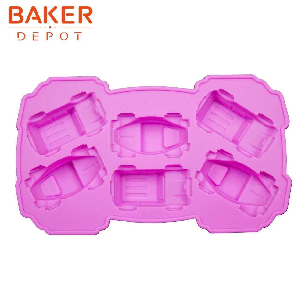 BAKER DEPOT 6 отверстий автомобильная Спортивная креативная силиконовая форма для