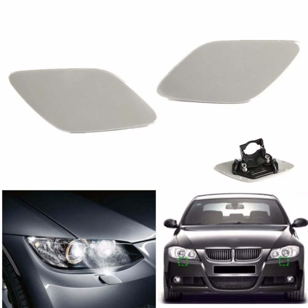 

1 Pair Car Headlight Headlamp Washer Cover Cap Front Light Lamp Cover For BMW E92 Coupe E93 Convertible 328i 328xi 335i xDrive