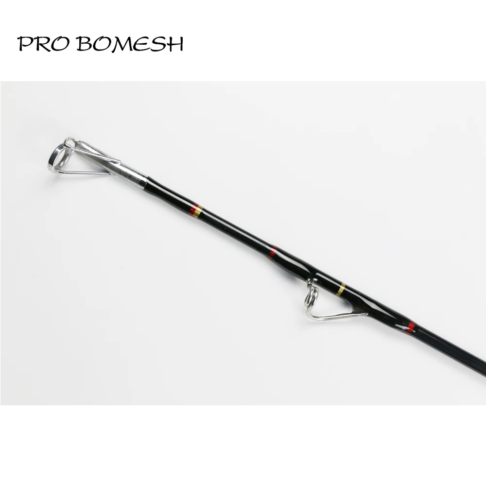 Pro Bomesh 1 шт. 1,86 м 2,05 м 1 секция 80 фунтов Fuji катушка сиденье удилище для ловли на блесну глубоководная Удочка лодка удилище