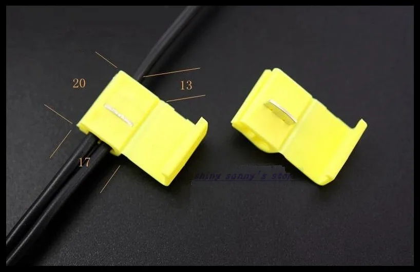 10 шт./лот желтый 805P3 скотч замок 12-10 проводной соединитель AWG для 4-6