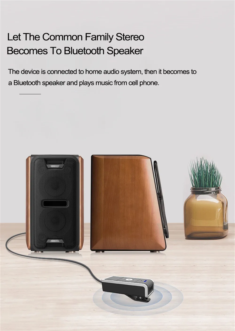 CARPRIE Usb Bluetooth адаптер 4,1 клип беспроводной приемник Bluetooth автомобильный комплект Hands Free 3,5 мм разъем AUX аудио приемник адаптер#2