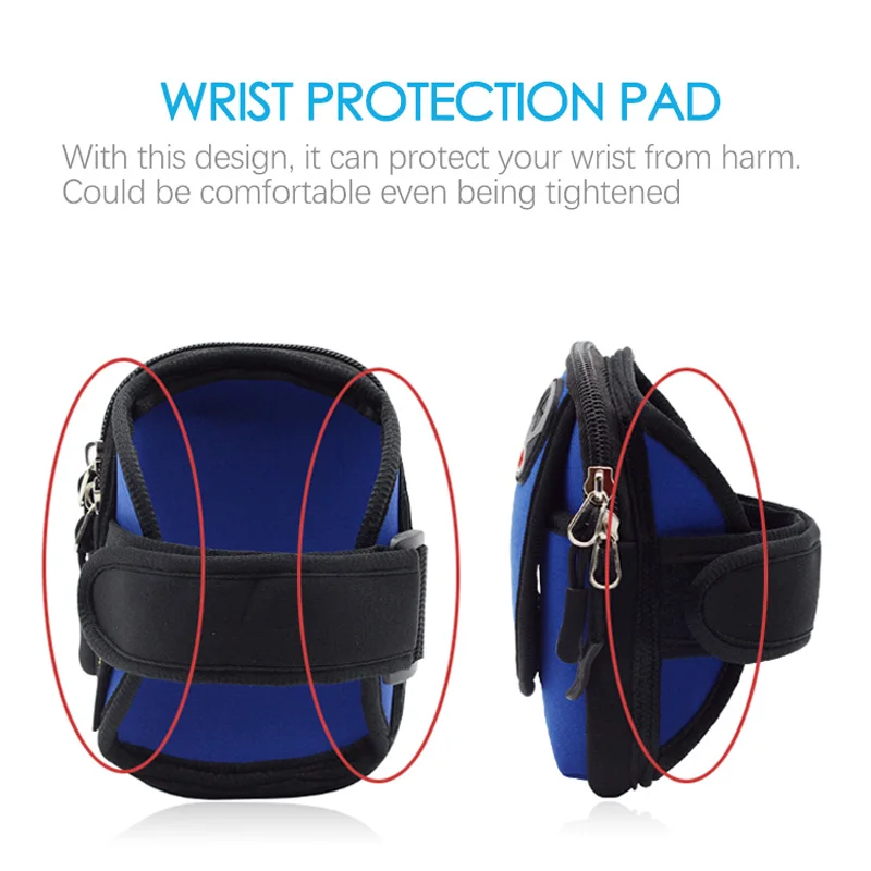 6 дюймов нарукавная Повязка для iPhone 7 Plus 8 чехол спортивного зала телефона Samsung Galaxy