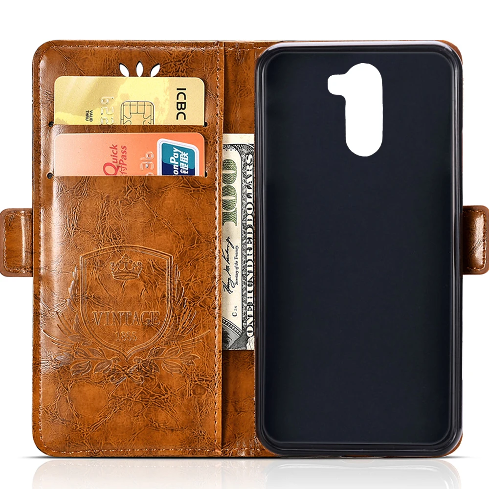 Чехол SRHE с откидной крышкой Для Doogee X60L, чехол 5,5 дюйма, кожаный силиконовый чехол с магнитным бумажником, винтажный Чехол Для Doogee X60, DOOGEE X60L X 60L