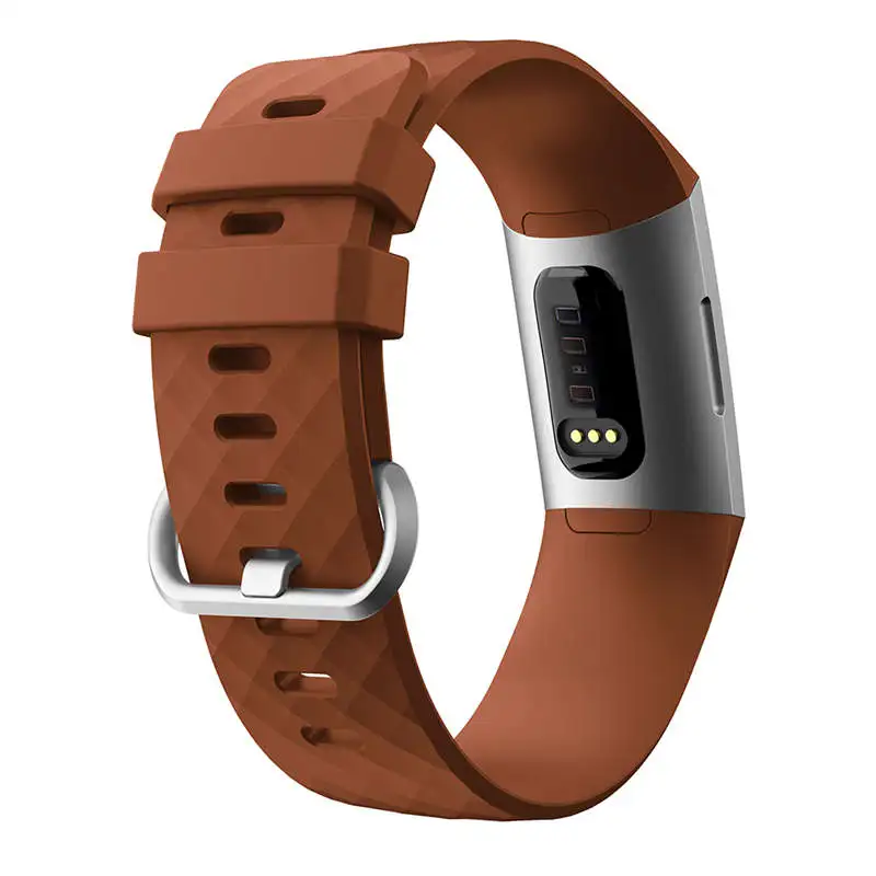 Силиконовый ремешок для часов Fitbit Charge 4 браслет 3 мягкий спортивный Сменный
