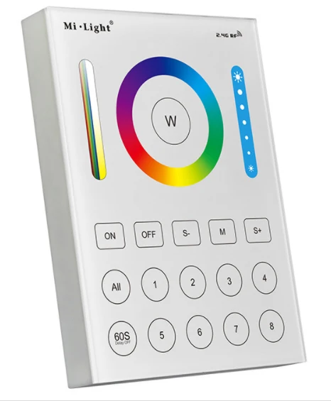 MiBOXER IP65 Водонепроницаемый 6 Вт 9 Вт 15 Вт RGB+ CCT светодиодный светильник для газона DC24V AC110V 220 в открытый садовый светильник ing, FUTC01/FUTC02/FUTC03/FUTC04 - Испускаемый цвет: B8  Remote