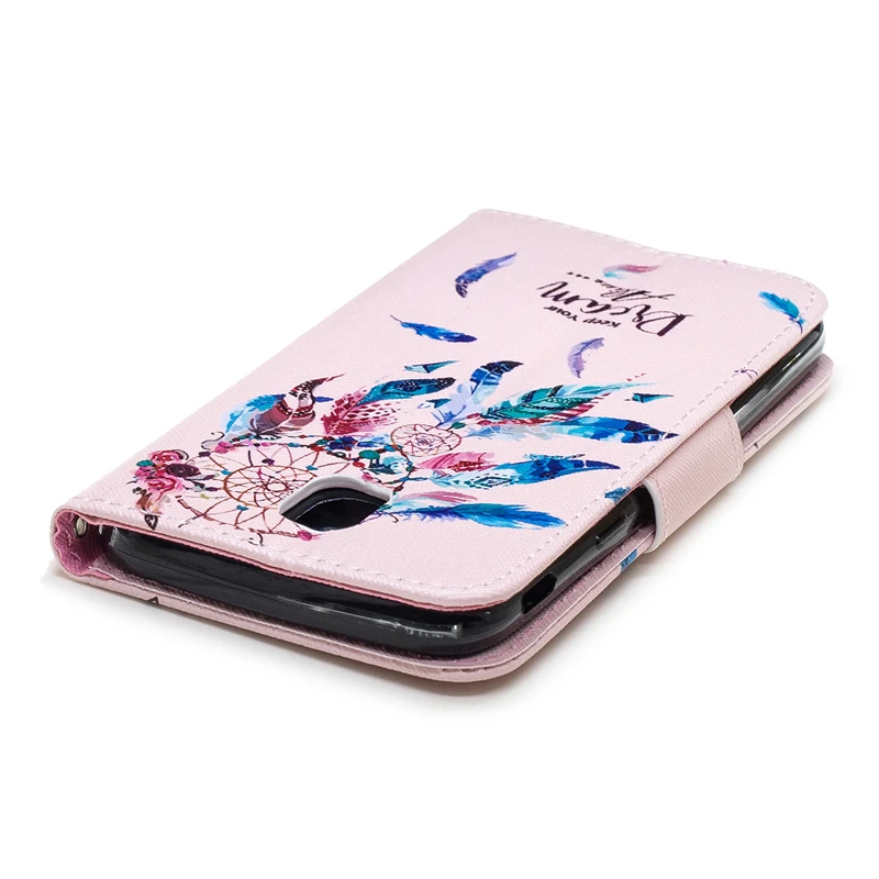 Роспись откидной Чехол кошелек с подставкой для Coque samsung Galaxy J5 J7 2017 EU версия Funda J3
