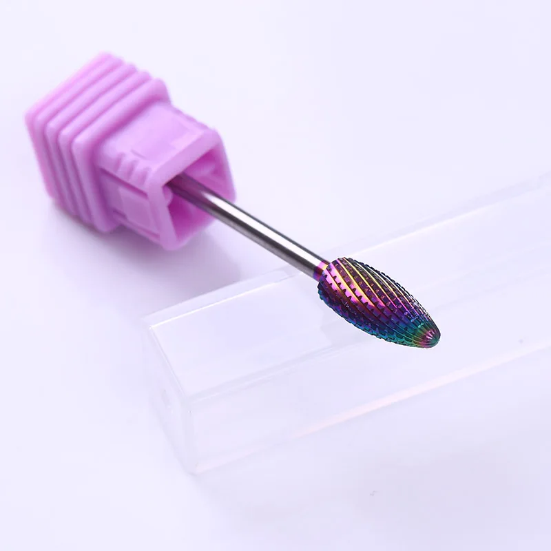 UR SUGAR 1 шт. Радужная электрическая дрель для ногтей Буровые насадки электрическая пилка щипчики для ногтей художественный Инструмент аксессуары 4 типа