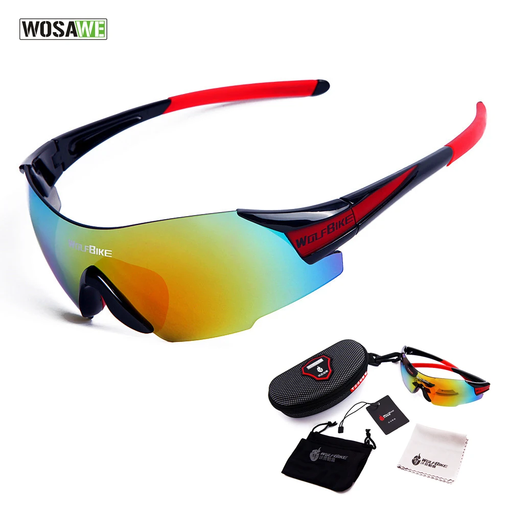 WOSAWE Мужские велосипедные очки солнцезащитные для спорта на открытом воздухе ПК 3