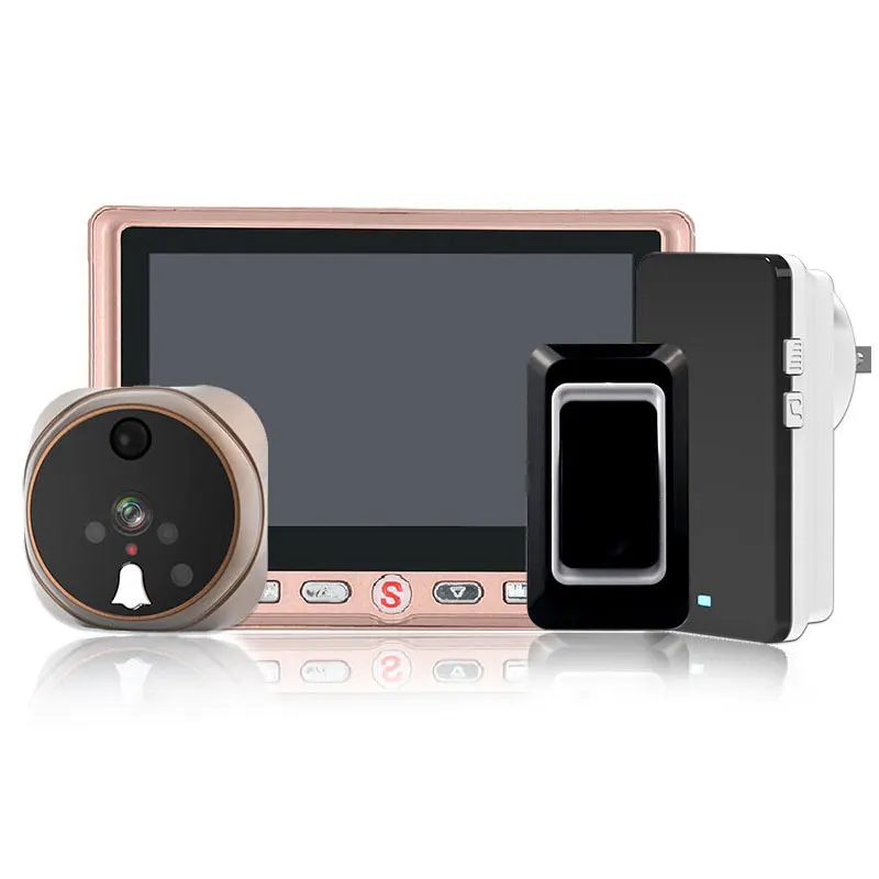 Новый 4.3 &quotHD ЖК-дисплей Дверные звонки просмотра цифровой дверной глазок 120