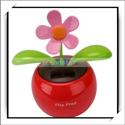 shipping free Flip flap Solar Flower Cool Car Dancing Toys New High Quality and Good Price Q3001RE | Игрушки и хобби