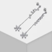 amorita boutique 925 floral design stylish elegant drop earrings