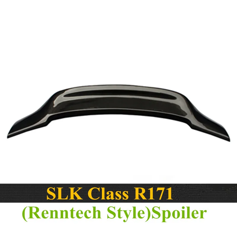 SLK класса R171 модель углеродного волокна черный глянец стиль Renntech задний багажник