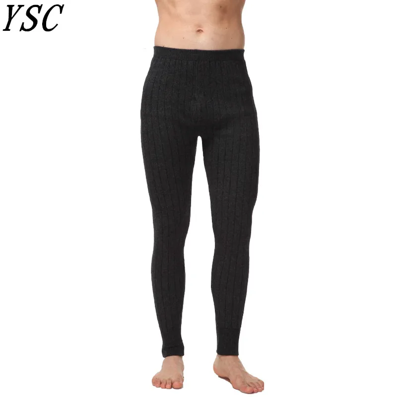 YUNSHUCLOSET стиль мужские кашемировые шерстяные теплые штаны трикотажные кальсоны колготки из спандекса брюки нижнее белье сексуальные