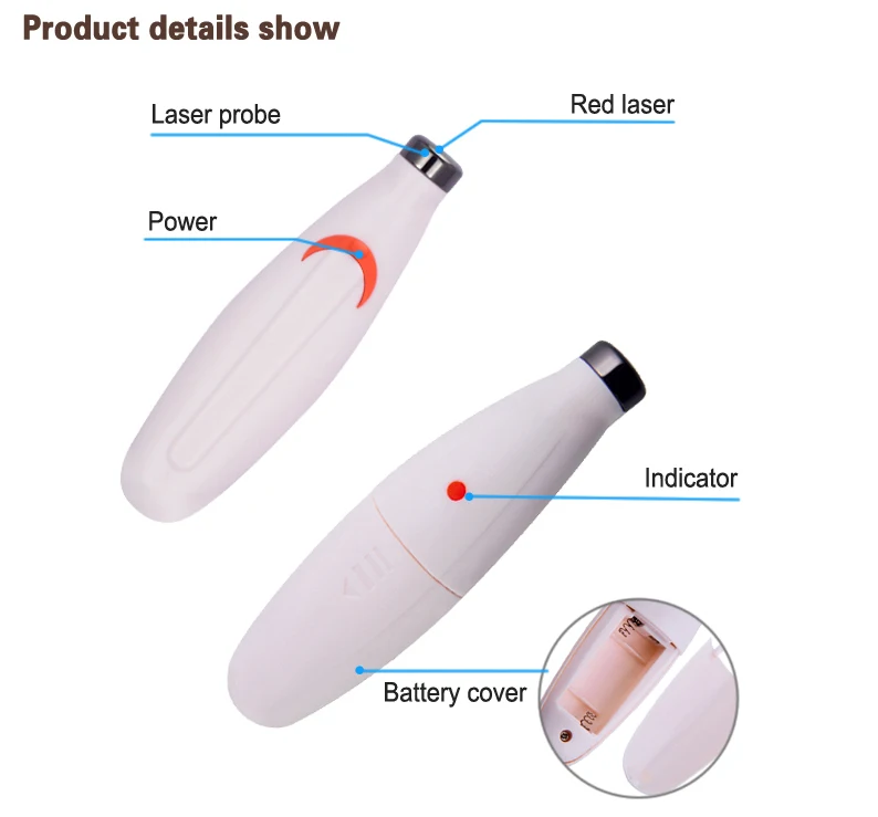 Handhold 635-670nm soft laser for Acne Treatment face care acne scar removal Skin |