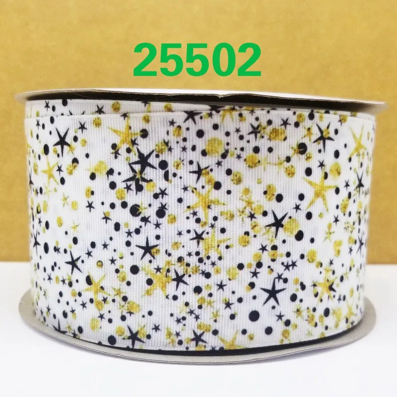 25502 50 двор за размер Препояшь ленты печатная корсажная лента 25827 - Цвет: 25502