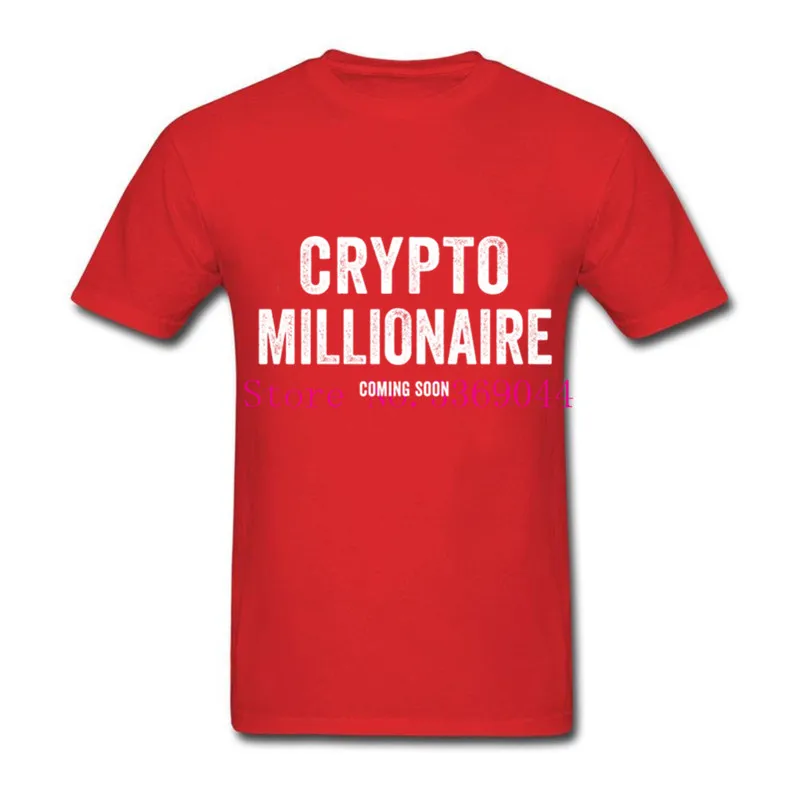 Поколение толстяков с короткими рукавами 3D Crypto миллионер футболка 2018 новый