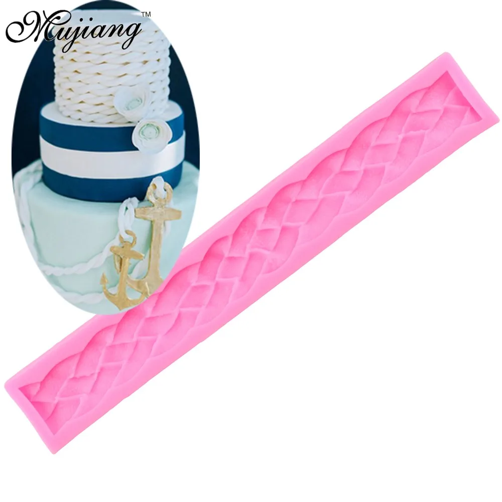 Ротанговая плетеная ткань текстура длинная веревка 3D кайма для торта