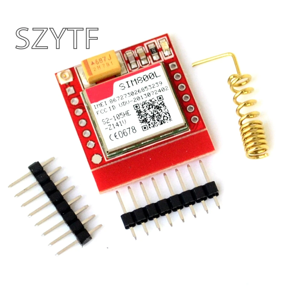 Маленький модуль SIM800L GPRS GSM карта MicroSIM Core BOard Quad band ttl последовательный порт с