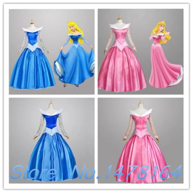 Новинка платье принцессы Спящей красавицы Авроры женский милый костюм на