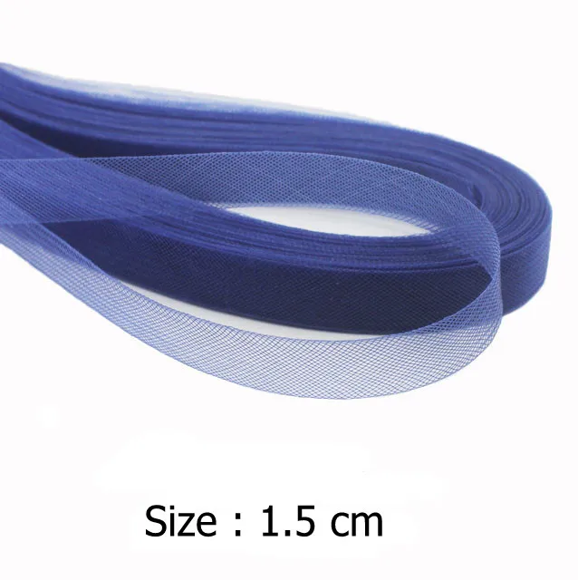 

[IuBuFiGo] Free Shipping 5/8" 1.5cm Plain Veil Fascinator Hat Horse hair Braids 100yard/lot #31Color