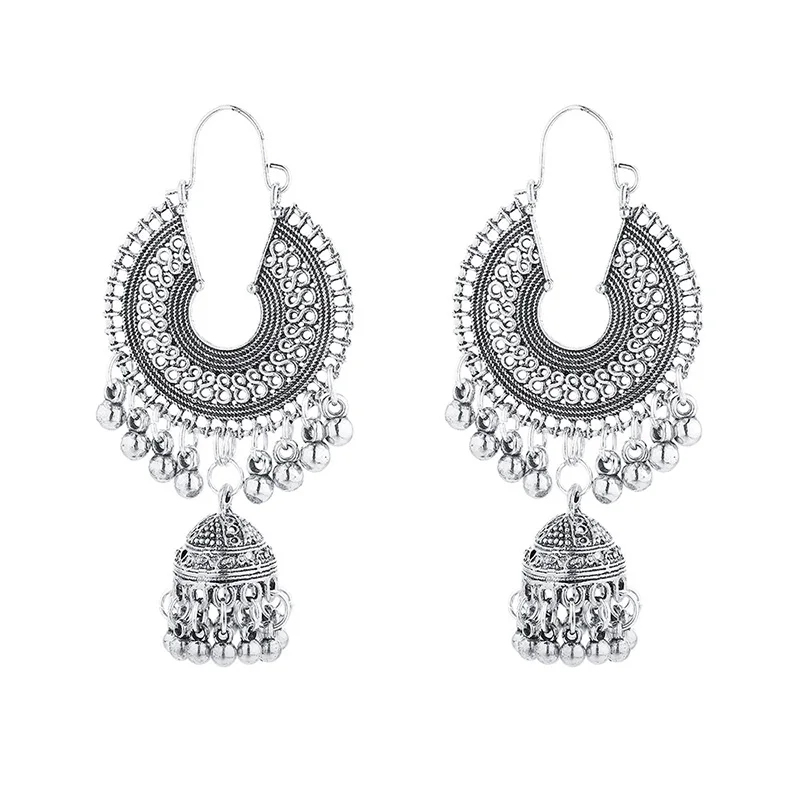 Женские серьги-подвески Lidavi Party в стиле ретро этническом индийском Jhumka Jhumki серьги