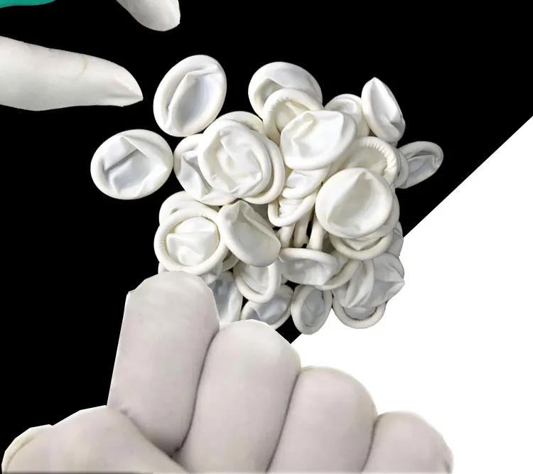 1000 шт. одноразовые латексные напальчники для ногтевого дизайна маникюра