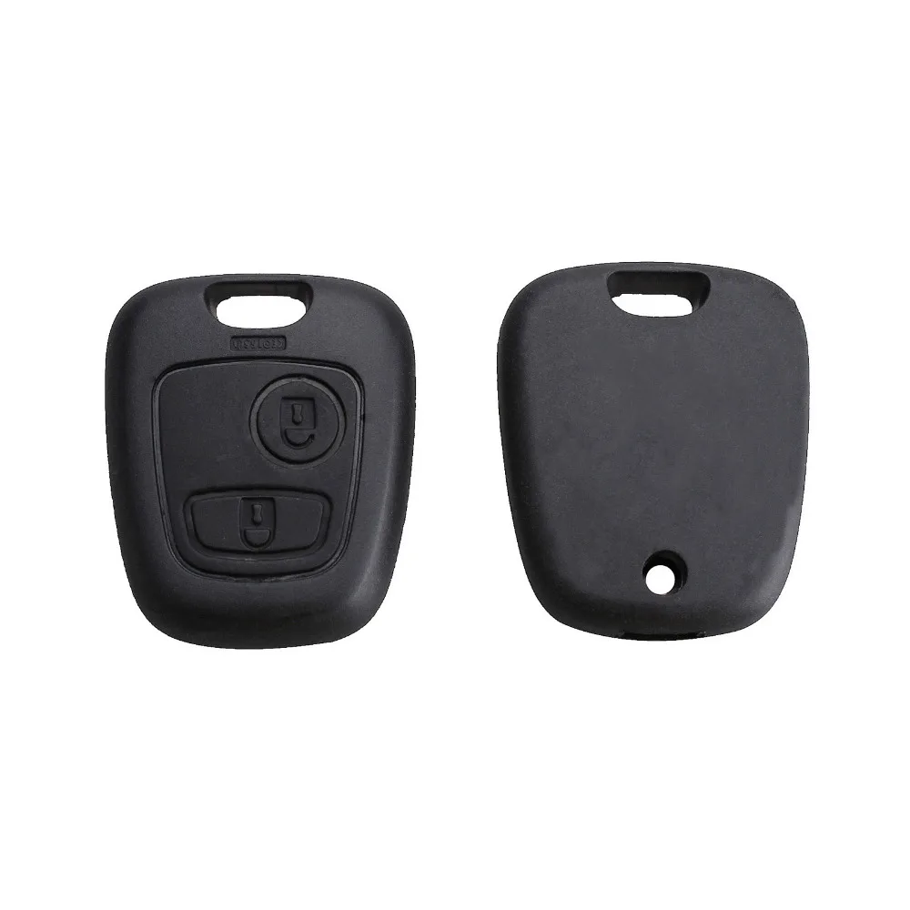 Чехол для автомобильного ключа BHKEY без лезвия с 2 кнопками Peugeot 206 чехол ключа|Ключ
