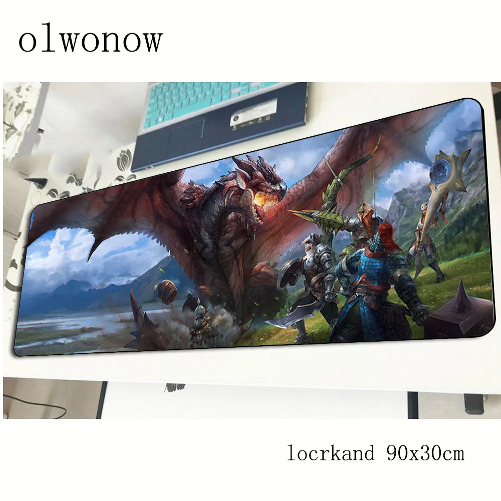Коврик для мыши Monster Hunter 900x300x3 мм эстетические коврики лучший игровой коврик