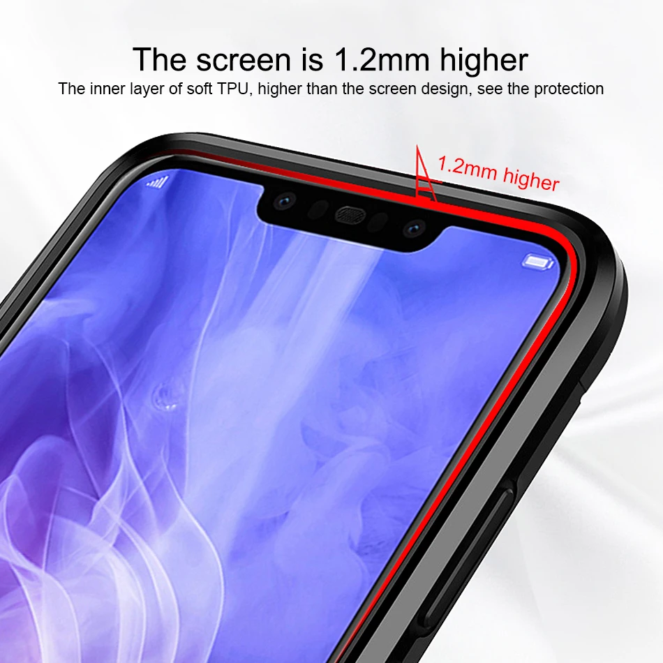 Противоударный армированный чехол OLAF для huawei P20 Lite Pro P10 P Smart Nova 3 3i 3E Honor 8X Note mate 10 держатель для телефона с кольцом на палец