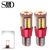 2pcs t10 w5w led bulb canbus error free car lights interior map read door license plate auto lamps 3014 smd 57 chips 12v