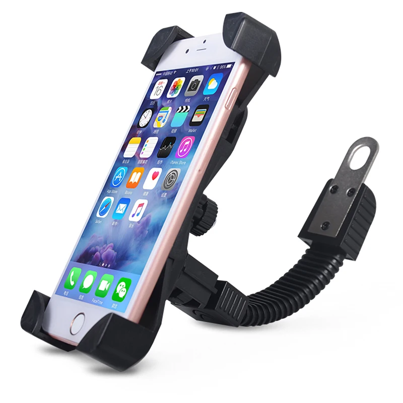 Motorcycle Phone Holder 360 Degree Rotation Motorbike Mount Handlebar for iPhone Samsung Galaxy Smartphones | Мобильные телефоны и