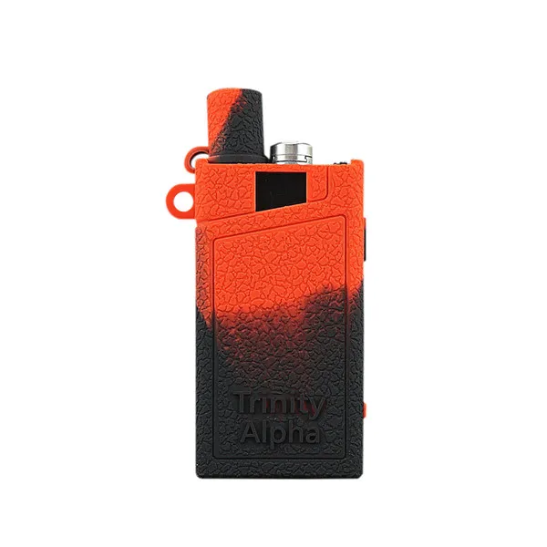 Black Силиконовый чехол для SMOK0 TRINITY ALPHA 30 W, защитный чехол для кожи, аксессуары для электронных сигарет - Color: Black