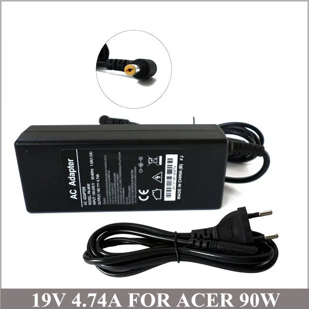 

19V 4.74A 90W Notebook AC Adapter For Caderno Acer Aspire 3640 3050 3000 3025 3690 4315 6930G 7520G 7730G 8930