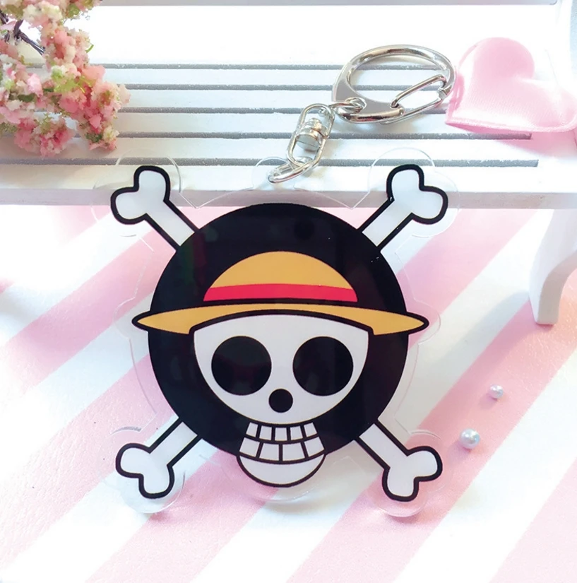 5 шт./лот аниме соломенная шляпа Пираты Луффи Чоппер акриловый брелок Брелок