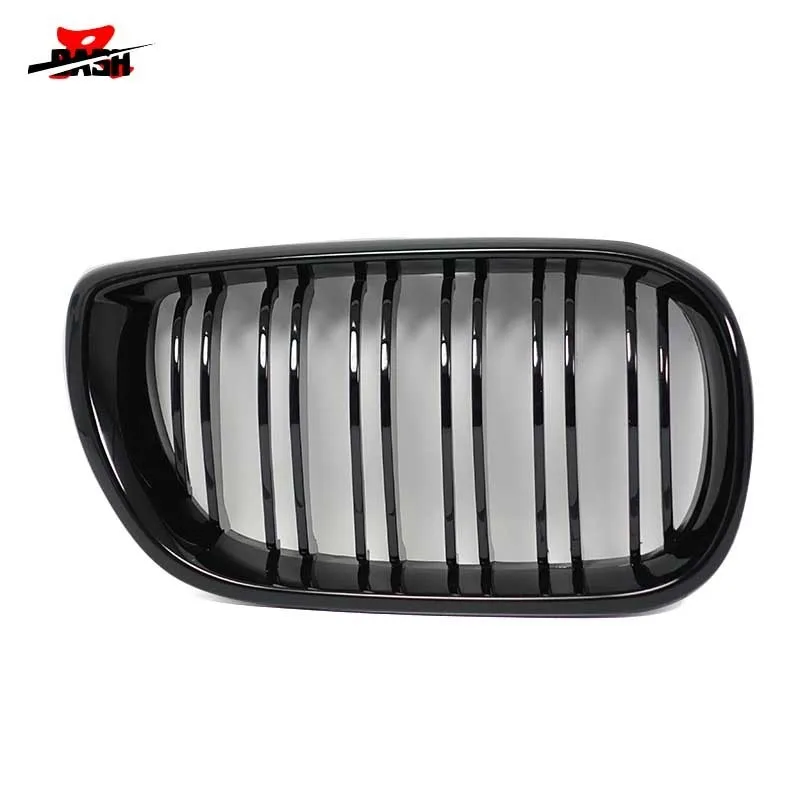 DASH Dual Slat передняя решетка радиатора для BMW E46 4D Седан 2002 2005 блестящий черный