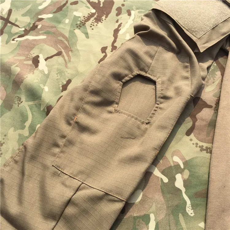 Men's Tactical Gear Army Military Uniform Combat Long Sleeve T-shirt Cargo Multicam Airsoft Paintball Militar Clothing | Тематическая