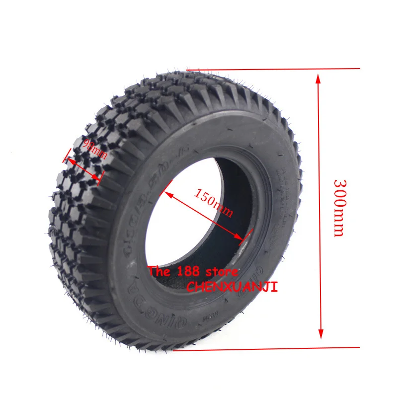 

Scooter Tires 6" Lawn Mower/Snow&Mud Tyre 4.10/3.50-6 Brand Tyre for 6*3.25 Wheel Rim (Scooter Parts & Accessories)