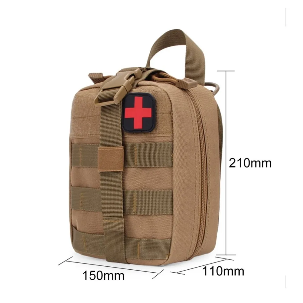 

OUTAD Travel First Aid Kit Tactical Medical Bag Multifunctional Waist Pack Camping Climbing Emergency Case Survival Kits