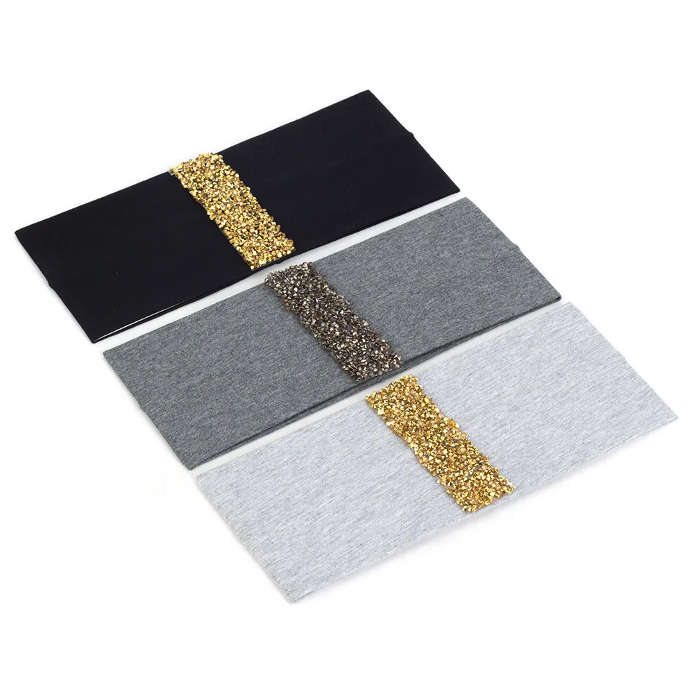 Geebro женские плоская подошва хлопок эластичная повязка на голову для девочек